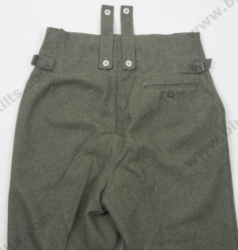 German M43 Field-Gray Wool Trousers – Blue Kilts